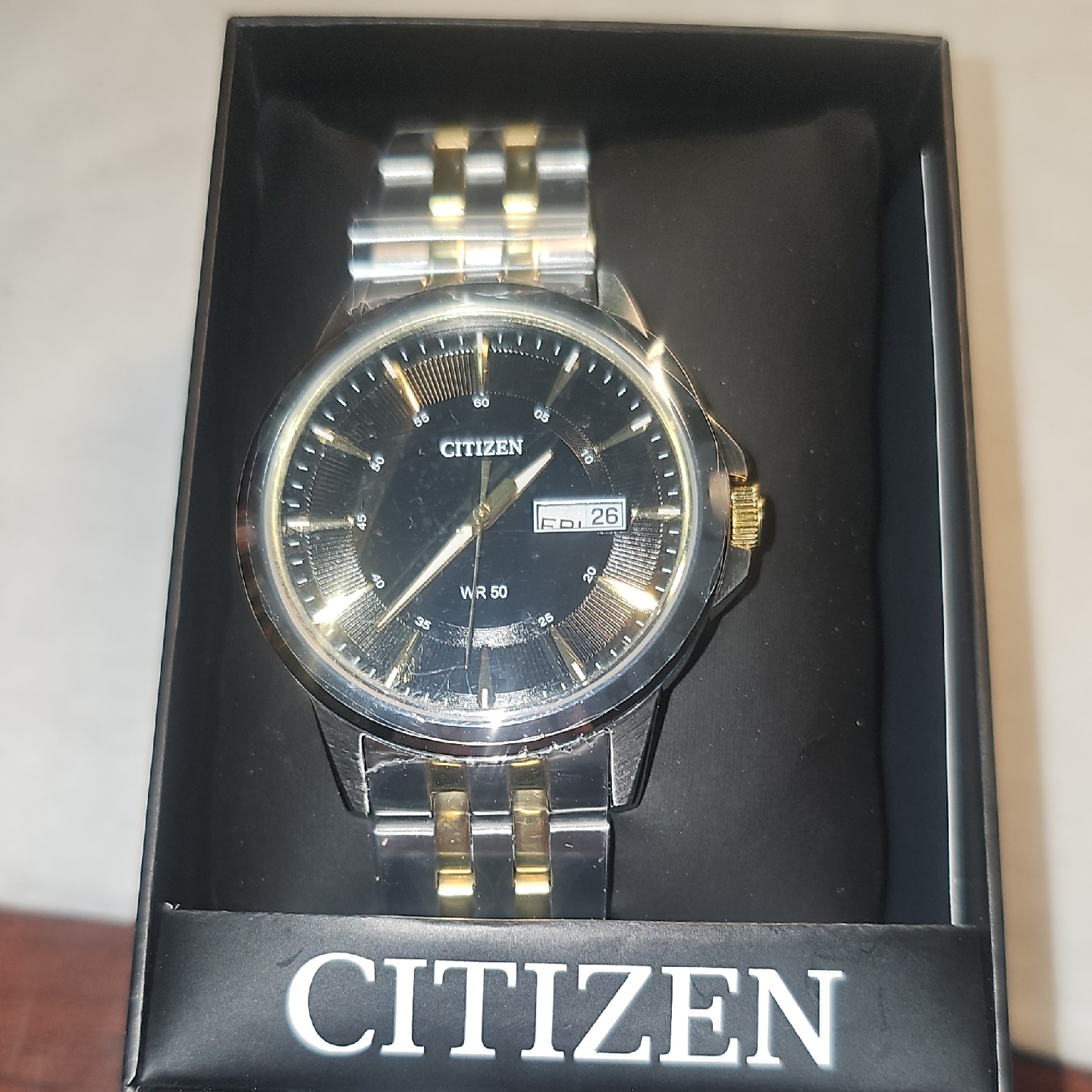 Citizen Two-Tone Unisex Watch Nwt